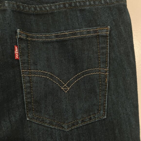 Levi's 511 Slim fit dark wash women's jeans ~ 27W 27L XS SMALL blue denim pants - Picture 4 of 14